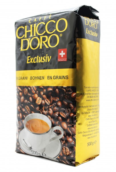 Chicco d'Oro Exclusiv Espresso, ganze Bohnen